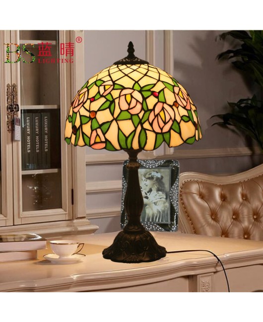 Cross border desk lamp, bedroom bedside lamp, European retro bar, hotel room, desk, restaurant booth, creative desk lamp