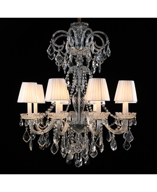 European style living room crystal chandelier, modern minimalist dining room bedroom lights, creative wedding props, decorative lights, factory direct sales
