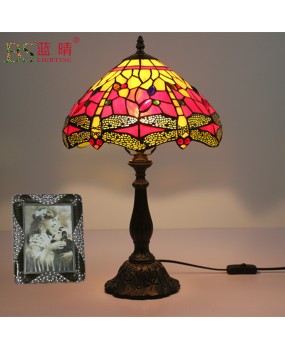 Cross border manufacturer direct sales dragonfly desk lamp, bedroom bedside table lamp, European retro nostalgic bar, coffee shop, Western restaurant
