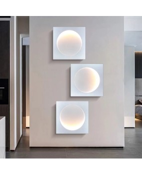 2022 New Breathing Moon Light Crescent Wall Light Designer Villa Living Room Background Wall Dynamic Atmosphere Light