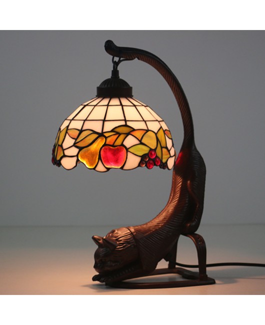 Export 8-inch Ti European style desk lamp for foreign trade, retro creative bar, coffee shop, Western restaurant, desk decoration, cat lamp