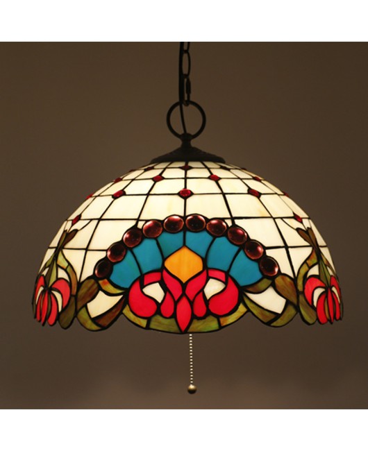 Cross border direct sales of 16 inch Ti European style pendant light, retro creative living room, bedroom, study, steak, barbecue restaurant, Vanni