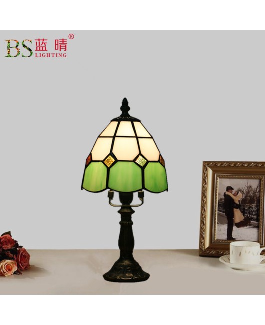 Cross border European retro creative Mediterranean bedroom bedside lamp bar coffee shop decoration small table lamp feeding night light