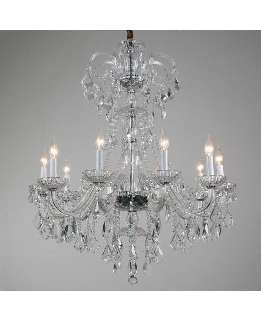 European style living room crystal chandelier, modern minimalist dining room bedroom lights, creative wedding props, decorative lights, factory direct sales