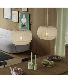 Art Lamp Japanese Wabi Sabi Creative Fabric Restaurant Living Room Bedroom Homestay Tea Room Bar Designer Nordic New China