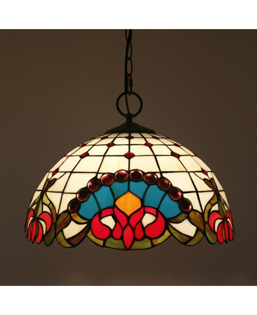 Cross border direct sales of 16 inch Ti European style pendant light, retro creative living room, bedroom, study, steak, barbecue restaurant, Vanni