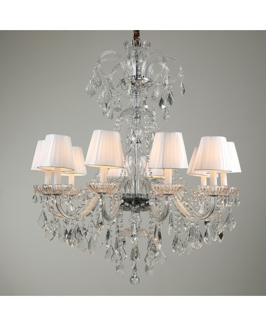 European style living room crystal chandelier, modern minimalist dining room bedroom lights, creative wedding props, decorative lights, factory direct sales