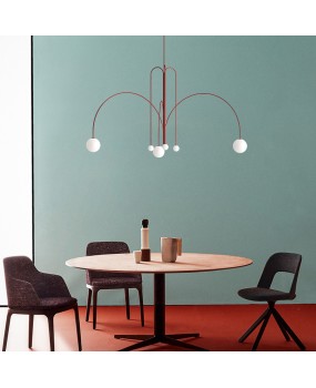 Modern creative living room, dining room, personalized chandelier, Nordic bedroom, study, coffee shop, clothing store, minimalist art chandelier