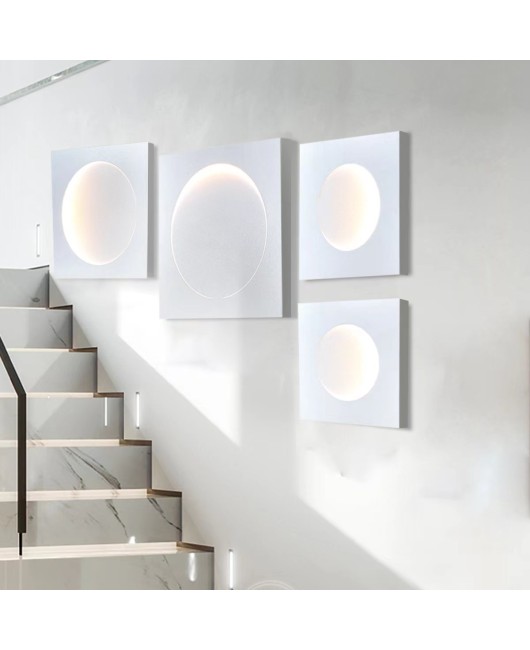 2022 New Breathing Moon Light Crescent Wall Light Designer Villa Living Room Background Wall Dynamic Atmosphere Light