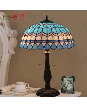 Cross border Mediterranean table lamp, living room, bedroom, bedside, wedding room, study room, hotel, bar, coffee shop, Western restaurant
