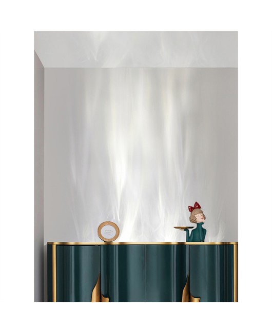 3D dynamic water pattern flame wall wash lamp projection wall lamp living room bedroom bedside bar decoration background wall atmosphere lamp