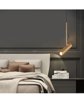 Nordic bedside pendant light bedroom light luxury modern minimalist creative personality long line light restaurant internet famous bar lighting fixtures