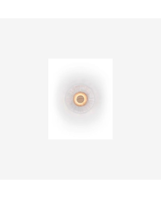 Italian designer wall lamp coffee shop entrance background wall glass craftsmanship walnut brass decorative lamp