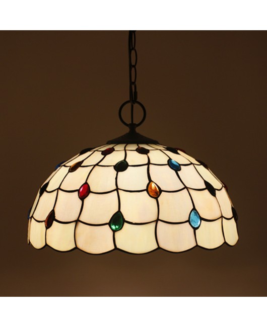 Cross border direct sales of 16 inch Ti European style pendant light, retro creative living room, bedroom, study, steak, barbecue restaurant, Vanni