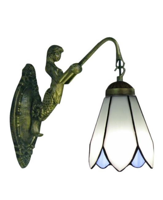 Baohua Tiffany Lighting European style countryside bedroom bathroom children's room hotel room bedside mirror headlight wholesale