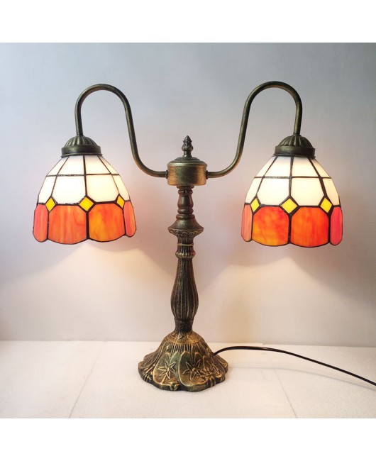 Special Offer Tiffany Desk Lamp Mediterranean Simple Bedroom Bedhead Bar Creative Romantic Eye Protection Desk Lamp One Piece dropshipping
