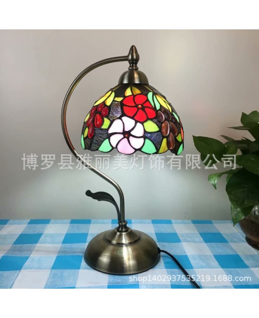 Cross border exclusive Tiffany lighting for children's rooms, nursing beds, bedside lights, night lights, bedroom table lights, bar counter, restaurant table lights, new