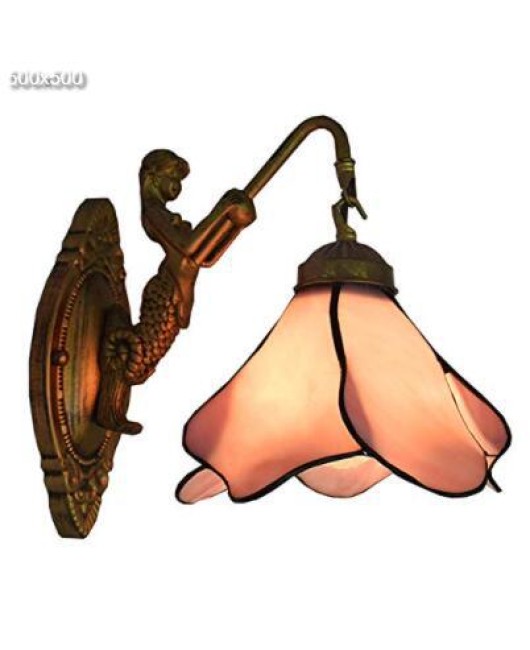 Baohua Tiffany Lighting European style countryside bedroom bathroom children's room hotel room bedside mirror headlight wholesale