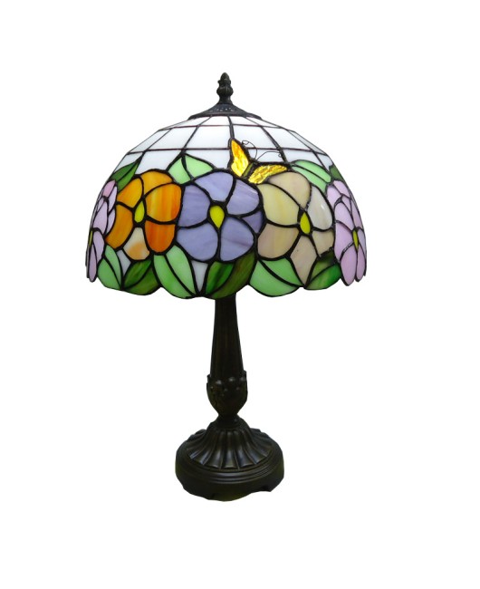 Colorful glass Tiffany lighting for living room, bedroom, dining room, bedside table lamp, table lamp, sunflower garden lamp factory