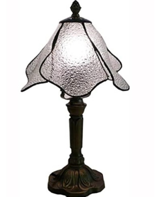 Baohua Tiffany Creative Mediterranean Desk Lamp Bedroom Coffee Shop Simple Modern Lighting European Warm Nightlight