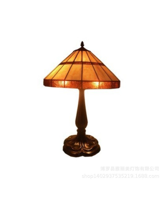 Lighting manufacturer direct sales Tiffany European style desk lamp, one piece dropshipping, bedroom bedside lamp, luxury hotel promotion