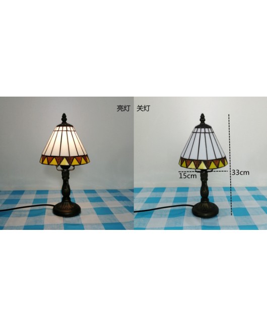 Mini small desk lamp desktop decoration Southeast Asian desk lamp European Tiffany living room study room wedding gift desk lamp bedroom
