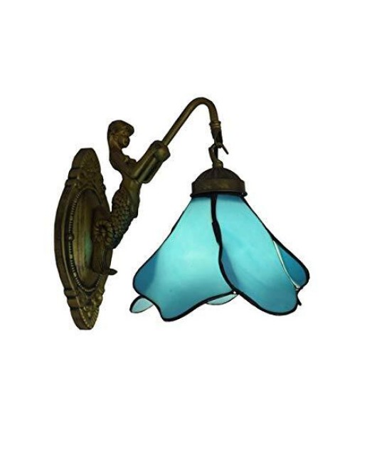Baohua Tiffany Lighting European style countryside bedroom bathroom children's room hotel room bedside mirror headlight wholesale