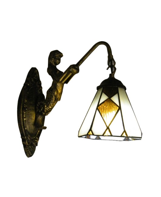 Baohua Tiffany Lighting European style countryside bedroom bathroom children's room hotel room bedside mirror headlight wholesale