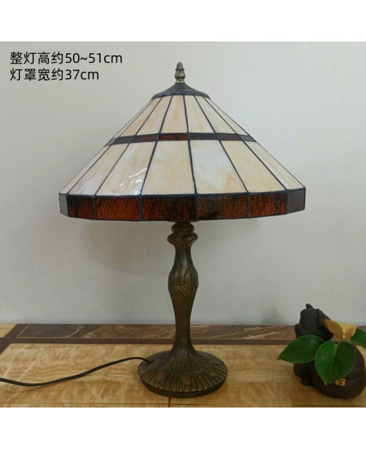 Lighting manufacturer direct sales Tiffany European style desk lamp, one piece dropshipping, bedroom bedside lamp, luxury hotel promotion