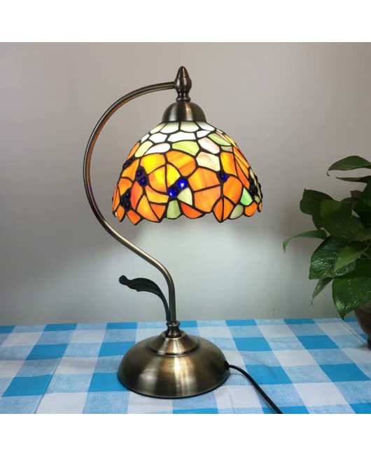 Cross border exclusive Tiffany lighting for children's rooms, nursing beds, bedside lights, night lights, bedroom table lights, bar counter, restaurant table lights, new