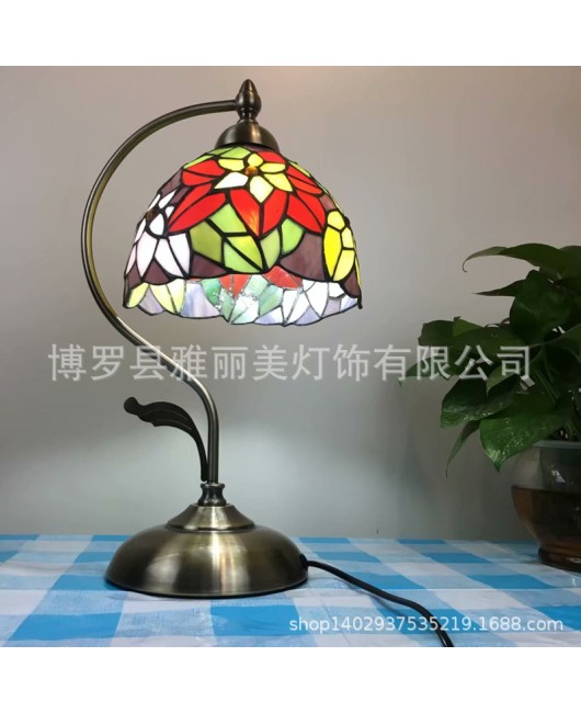 Cross border exclusive Tiffany lighting for children's rooms, nursing beds, bedside lights, night lights, bedroom table lights, bar counter, restaurant table lights, new