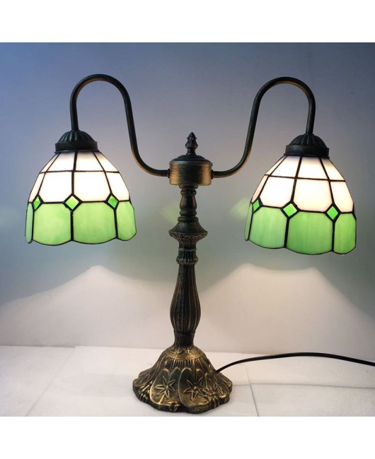 Special Offer Tiffany Desk Lamp Mediterranean Simple Bedroom Bedhead Bar Creative Romantic Eye Protection Desk Lamp One Piece dropshipping