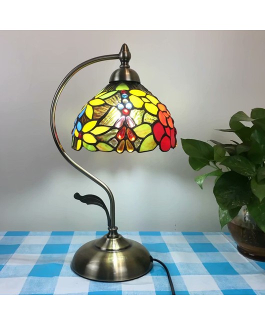 Cross border exclusive Tiffany lighting for children's rooms, nursing beds, bedside lights, night lights, bedroom table lights, bar counter, restaurant table lights, new