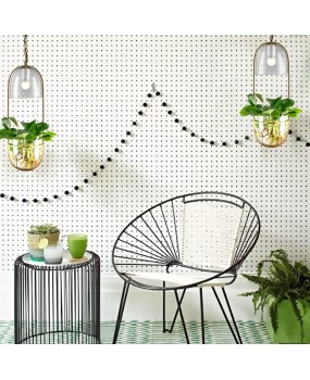 Creative glass plant hydroponic pendant light, Nordic hydroponic plant iron art restaurant bar counter aisle balcony creative pendant light