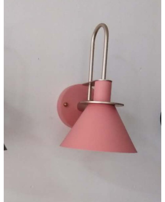 Designer American retro Nordic creative wall lamp bedroom bedside study desk LED horn wall lamp mirror headlight