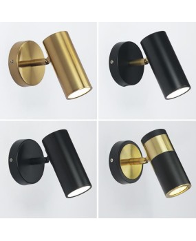 Nordic wall lamp, bedroom bedside reading spotlight, simple modern corridor mirror, front light, bathroom dimming lamp