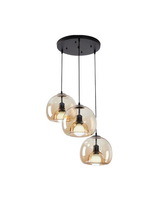 Creative Nordic glass dining table pendant light, modern minimalist combination lighting, home decoration bar counter restaurant lighting, LED pendant light