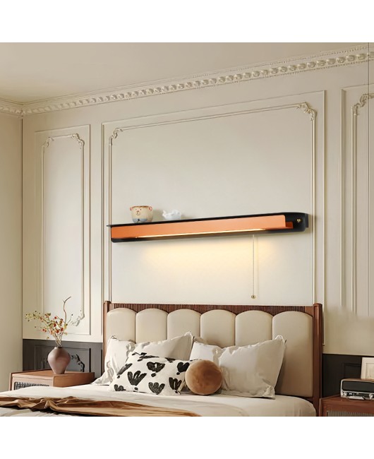 Antique style wall lamp, living room sofa, background wall, long strip lamp, bedroom, study, retro atmosphere, bedside lamp