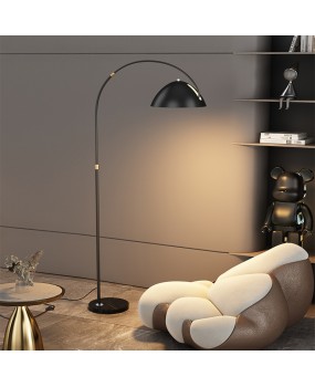 Floor lamp, fishing room, bedroom, mahjong room, study room, internet famous remote control, Nordic minimalist marble vertical floor standing table lamp