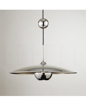 Modern minimalist and creative lifting restaurant, Nordic wrought iron designer model room, bar counter, Luo color electroplated LED pendant light