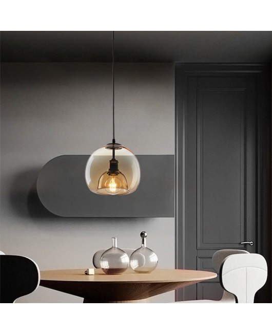 Creative Nordic glass dining table pendant light, modern minimalist combination lighting, home decoration bar counter restaurant lighting, LED pendant light