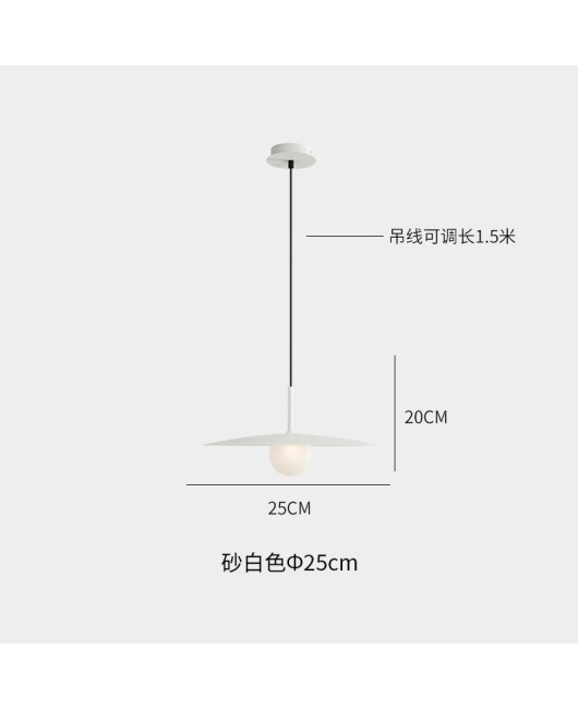 Minimalist modern UFO single head small pendant light, personalized study, restaurant, bar counter designer, LED small pendant light