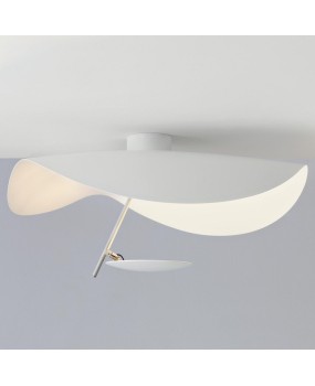 Lotus leaf LED pendant light fashion art Nordic personality creative exhibition hall Restaurant creative gold foil LED pendant light