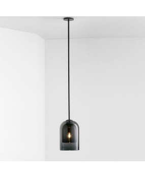 Nordic creative smoked brown double layered glass chandelier, hotel rooms, bedrooms, cafes, study rooms, designer chandelier