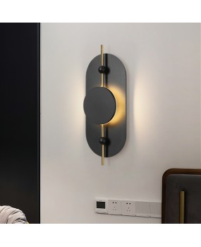 Postmodern living room bedroom bedside lamp minimalist hallway designer wall lamp sofa background wall decoration lighting fixture
