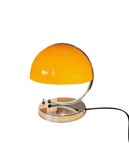 Danish vintage LED desk lamp, postmodern Bauhaus study decoration glass, orange bedroom headboard glass desk lamp
