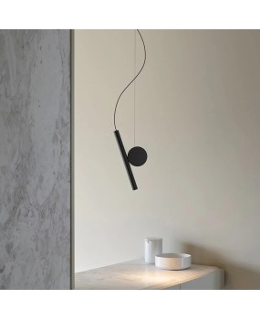 Nordic bedroom bedside pendant light, minimalist bar desk lamp, modern creative exhibition hall, restaurant study room, hotel bedside pendant light