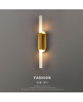 Creative long strip wall lamp, living room sofa, TV background wall lamp, Nordic minimalist modern bedroom bedside LED wall lamp