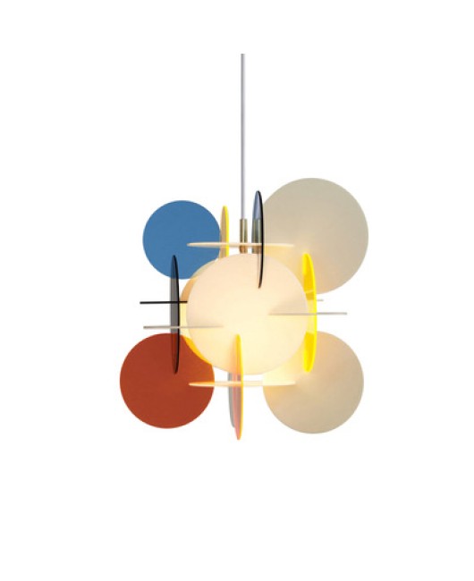 Modern minimalist macaron colored acrylic puzzle pendant light, study light, balcony, homestay bedroom, bedside creative light