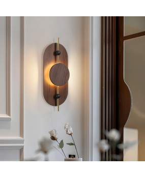 Postmodern living room bedroom bedside lamp minimalist hallway designer wall lamp sofa background wall decoration lighting fixture